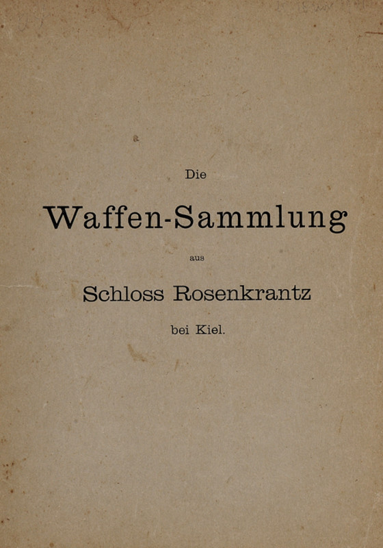Waffensammlung Schloss Rosenkrantz