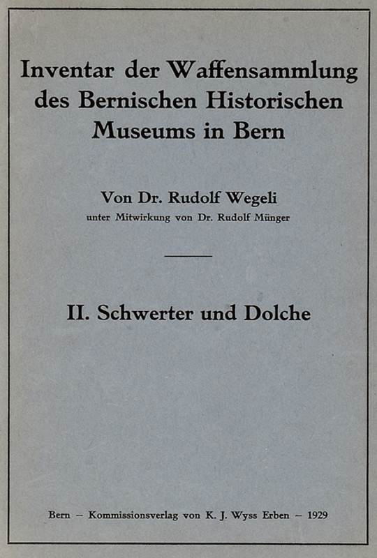 Wegeli, Rudolf Dr.