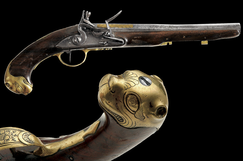 Pistola a pietra focaia