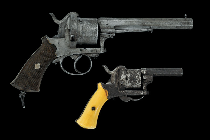 Lotto di due revolver a spillo