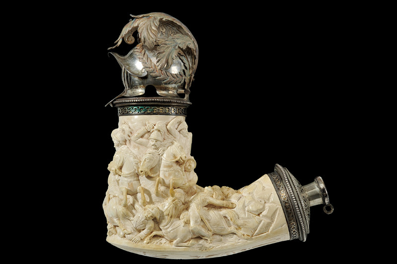 Bellissima pipa in sepiolite scolpita