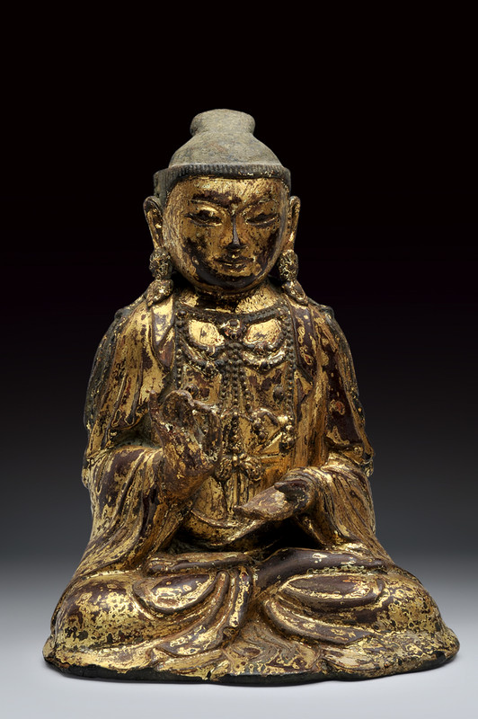 Bodhisattva in lacca secca