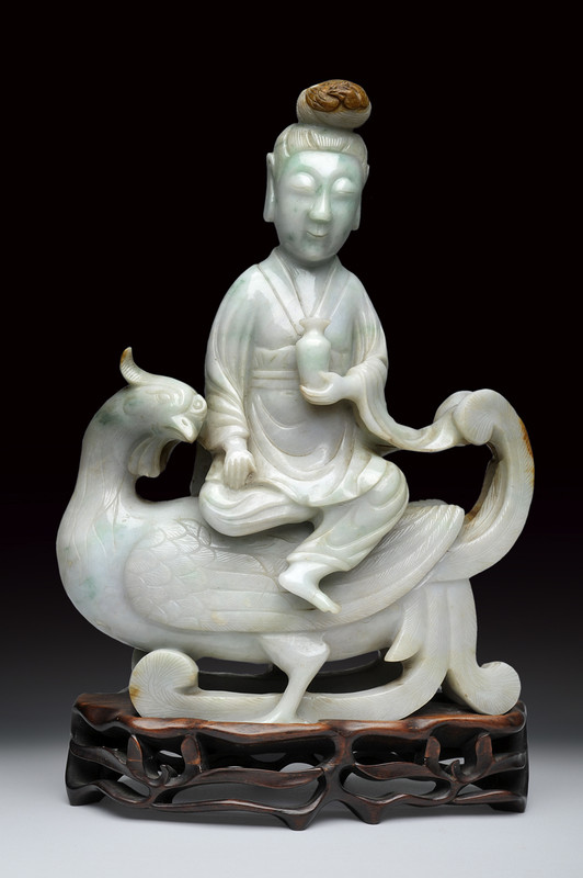 Grande scultura in giada