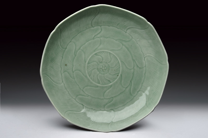 Grande piatto in celadon