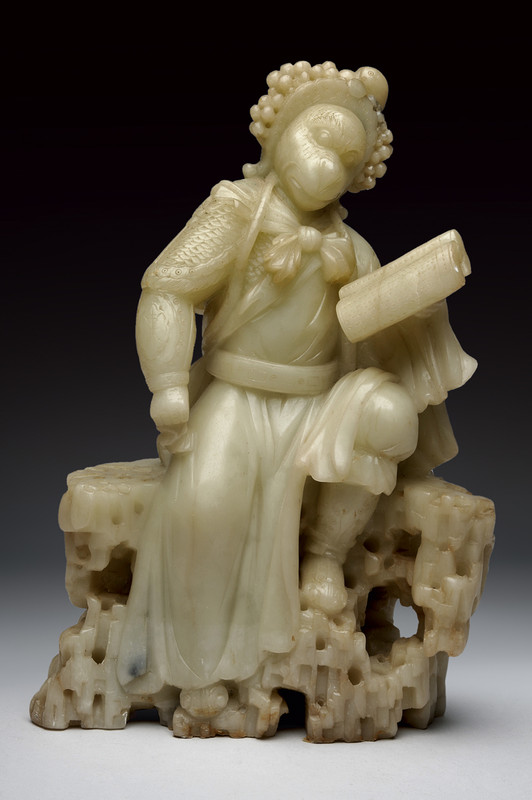 Modello in steatite di Sun Wukong
