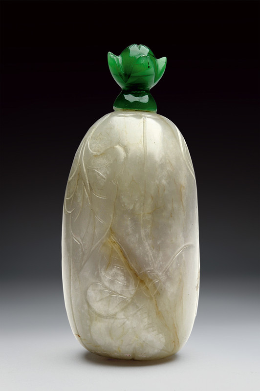 Tabacchiera in giada celadon chiaro