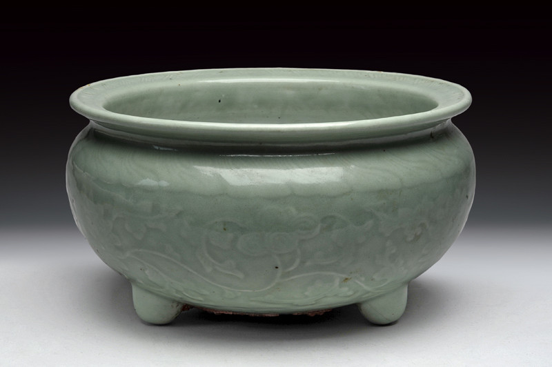 Bruciaprofumi in porcellana celadon
