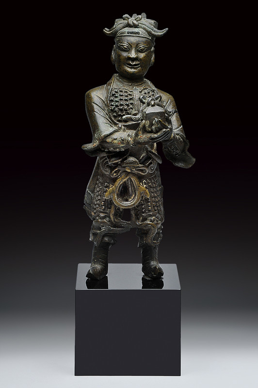 Attendente in bronzo