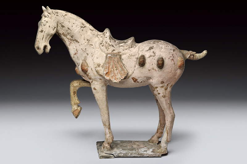 Cavallo in ceramica