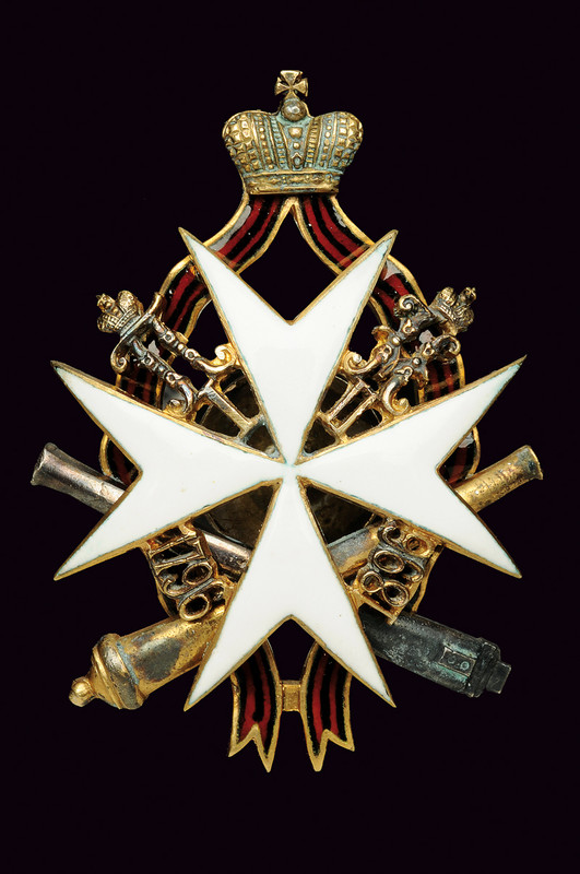 Distintivo di reggimento della 1°, 2° e 4° brigata Granatieri d\'Artiglieria del Caucaso