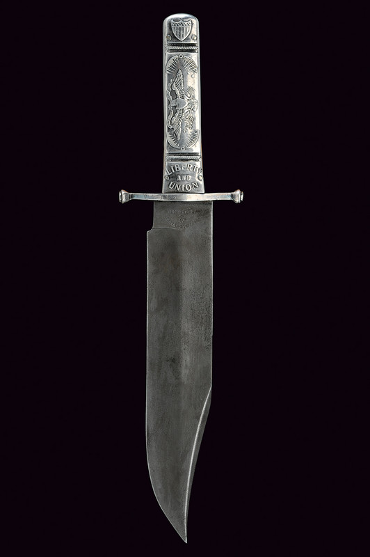 Coltello Sheffield in argento