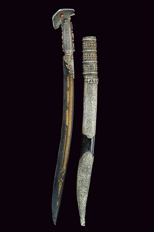 Yatagan in argento