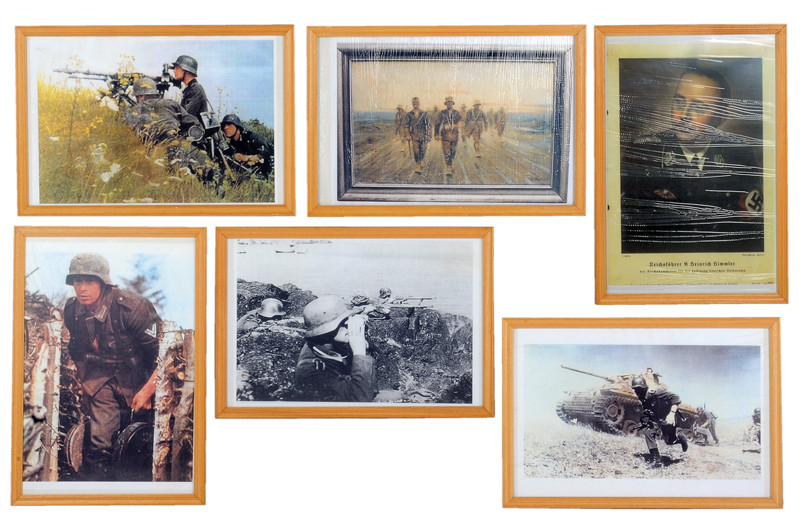 Serie di sei riproduzioni di fotografie