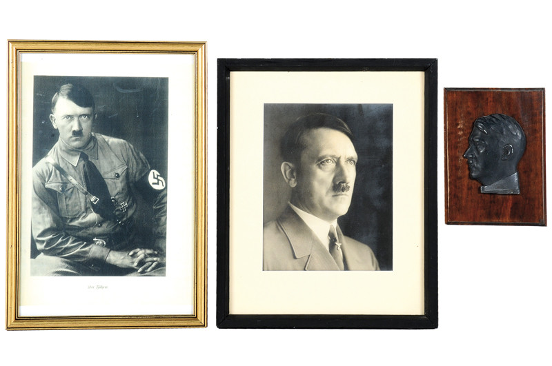 Tre ritratti di Adolf Hilter