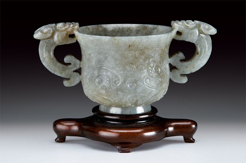 Tazza in giada Ming 