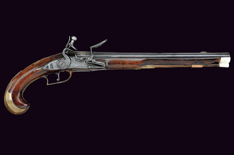 Pistola a pietra focaia di Pirlet
