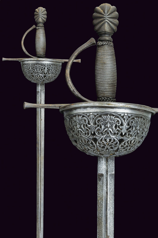 Spada a tazza nello stile del XVII secolo
