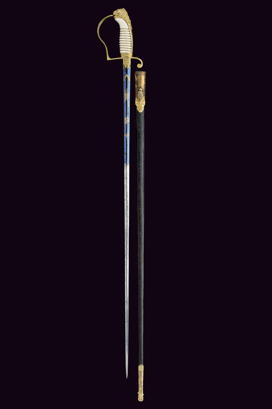 Spada da ufficiale maggiore di marina mod. 1833