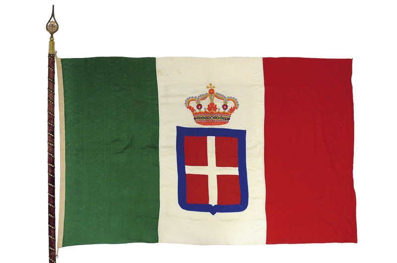Bandiera con asta