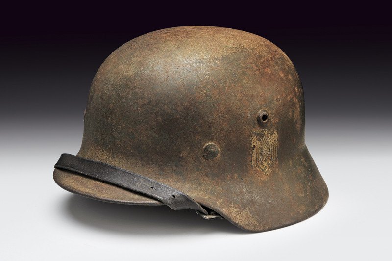 Elmetto M. 35 con fregio belga