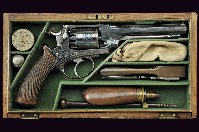 Revolver a luminello Deane & Son in cassetta