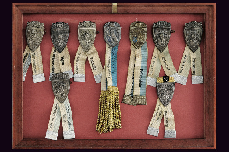 Piccola collezione di distintivi dei veterani
