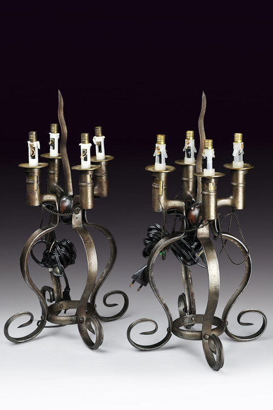Paio di candelabri
