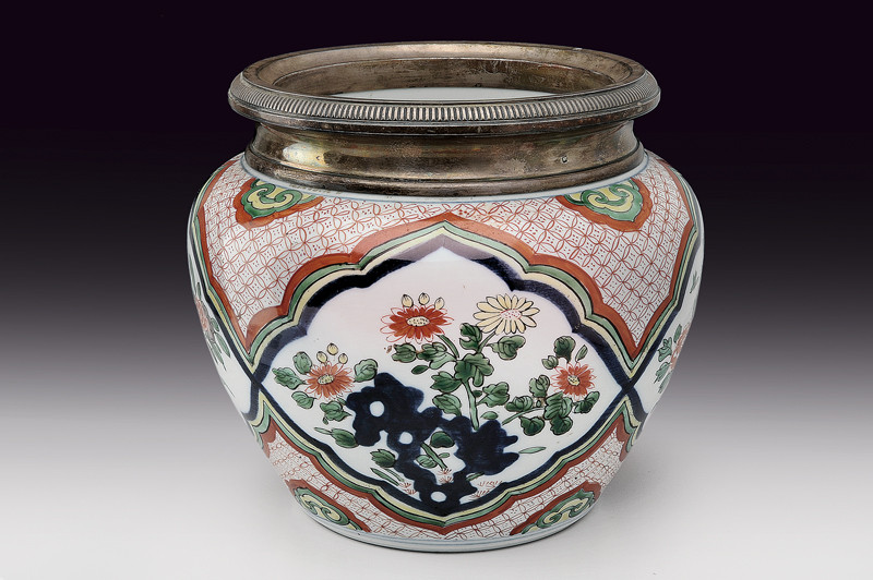 Vaso in porcellana Wucai