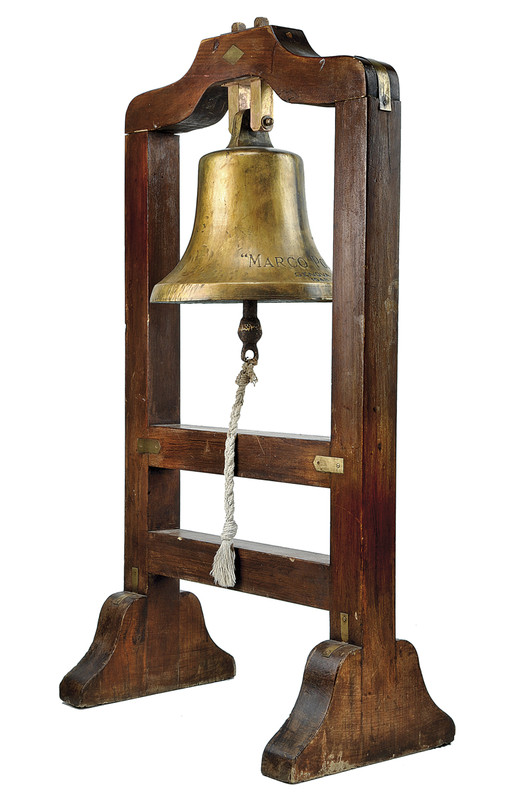 Campana di bordo della Marco Polo, datata 1948