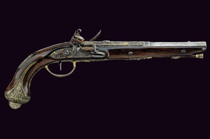 Pistola a pietra focaia di lusso per il mercato orientale