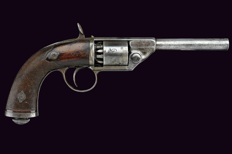 Raro revolver a luminello di Devisme