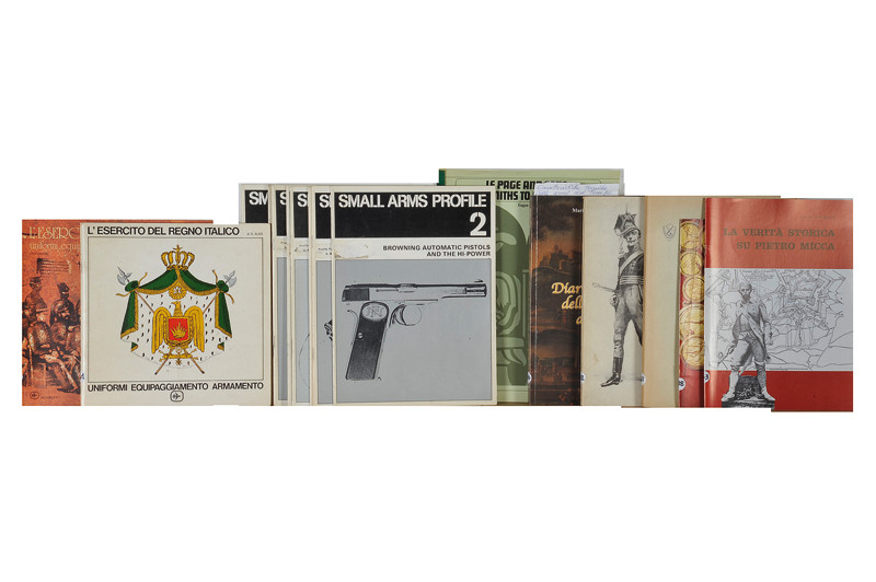 Lotto di libri e fascicoli