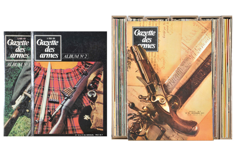 Lotto di riviste \"Gazette des Armes\"