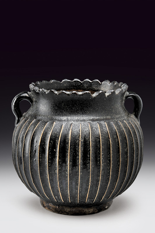Vaso in ceramica smaltata in stile Sung