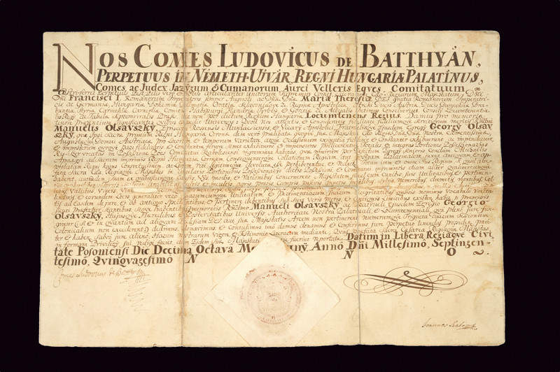 Lajos Erno Batthyany (1696 – 1765) Cancelliere e Palatino d\'Ungheria