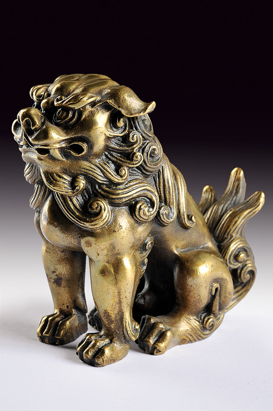 Cane Fo in bronzo