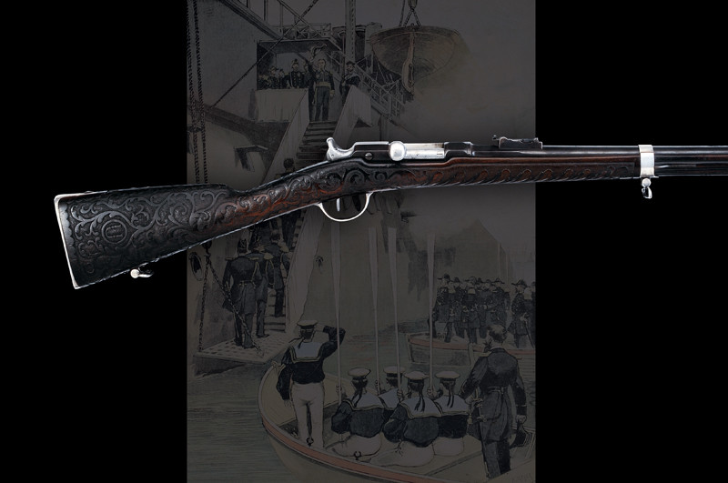 Fucile Chassepot a retrocarica da presentazione