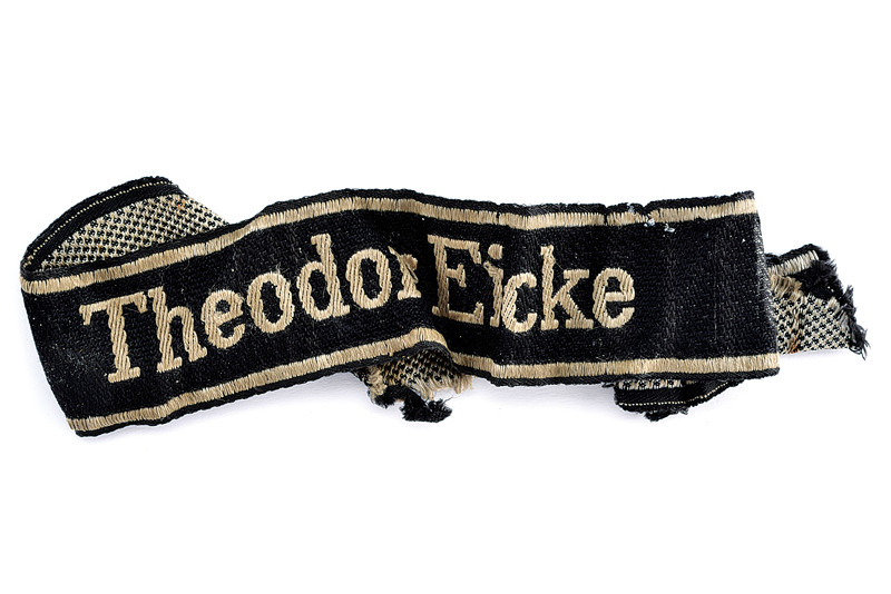 Raro nastro da braccio \"Theodor Eicke\"
