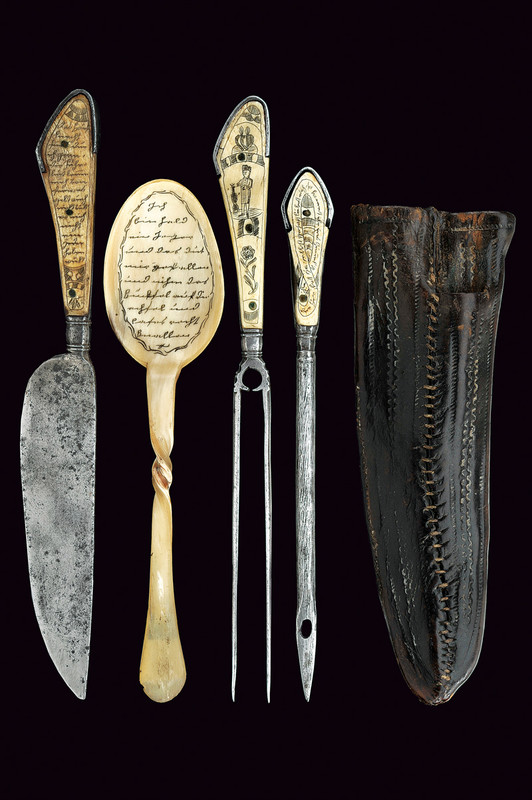 Bella e rara trousse da caccia