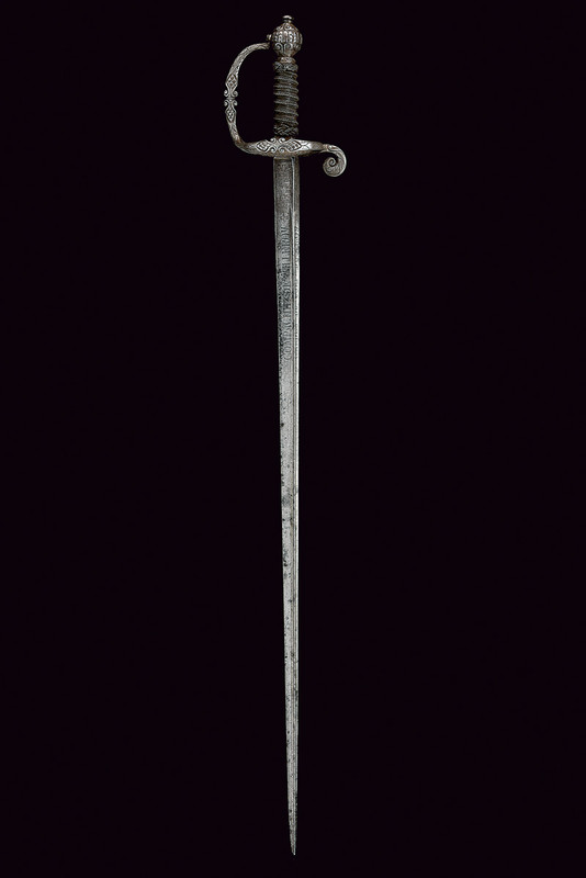 Rarissima spada delle Guardie del Corpo del Re
