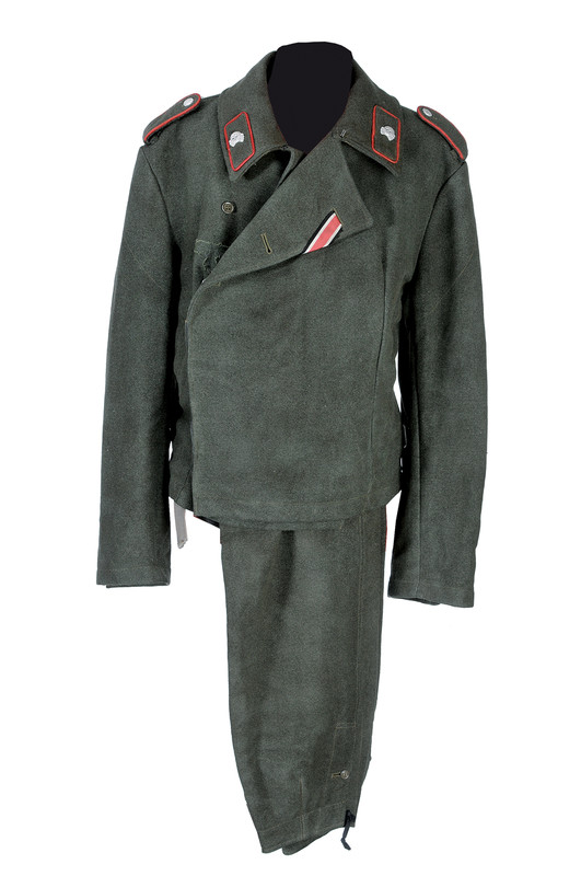 Rara uniforme di truppa da carrista di Artiglieria