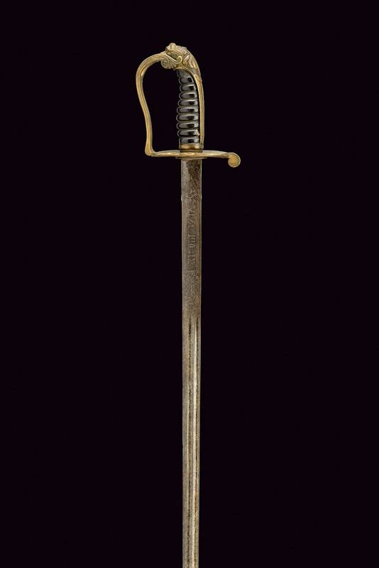 Spada da ufficiale subalterno della Guardia Civica Mod. 1847
