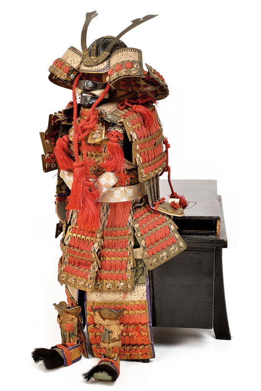Modello di armatura da samurai