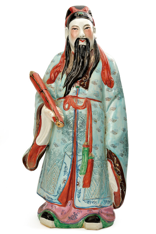 Grande figura in porcellana