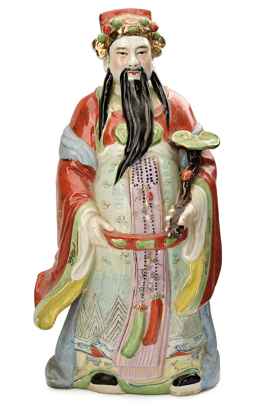 Grande figura in porcellana