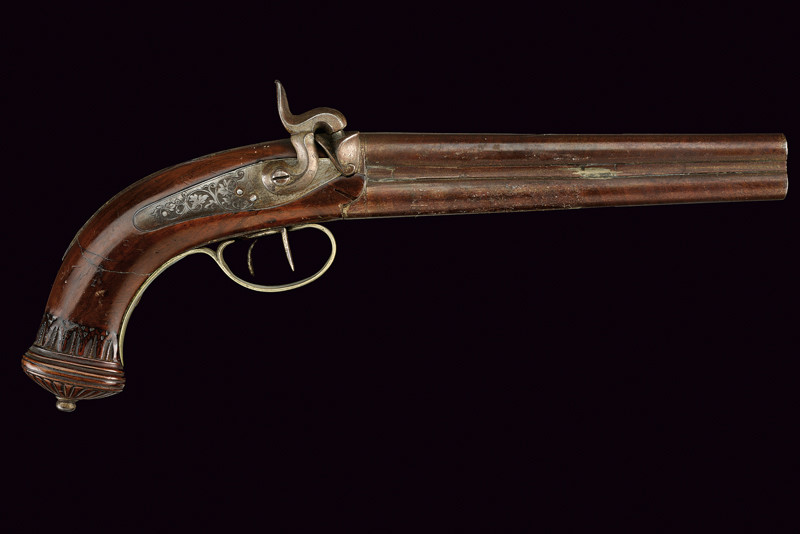 Pistola a luminello a due canne sovrapposte