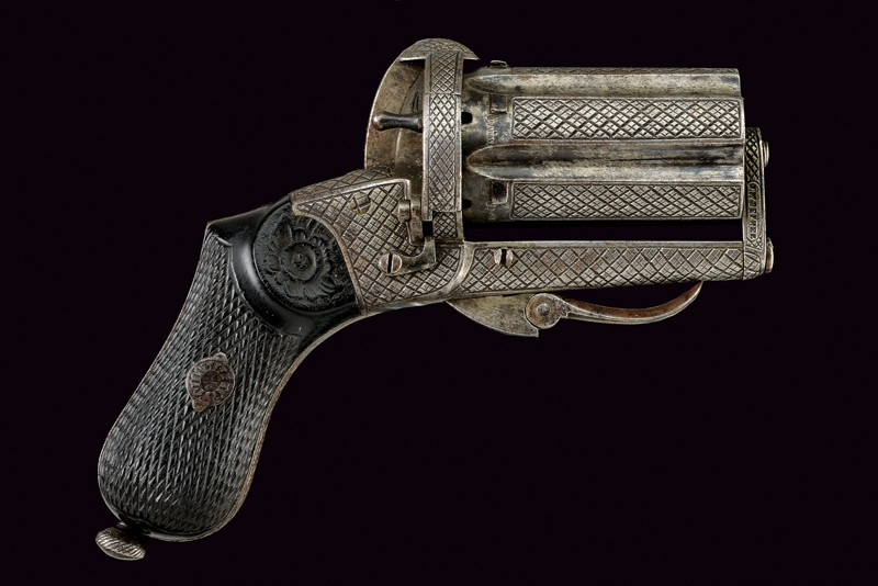 Bel pepperbox revolver a spillo