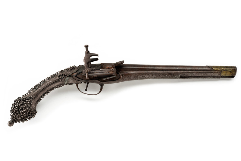 Pistola a pietra focaia alla morlacca