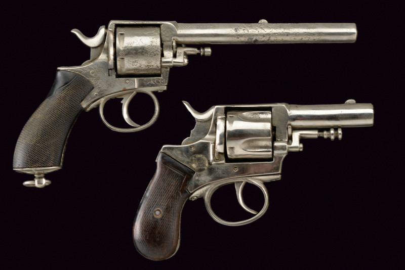 Lotto di due revolver a percussione centrale