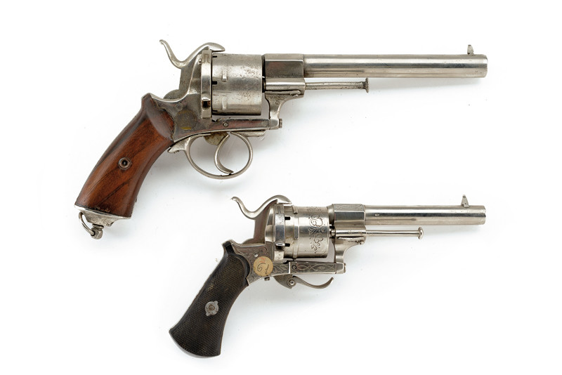 Lotto di due revolver a spillo